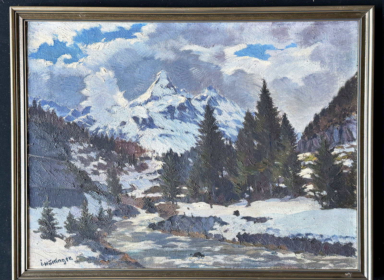 Jakob Hüttinger (1892–1965), Winter Landscape - 3