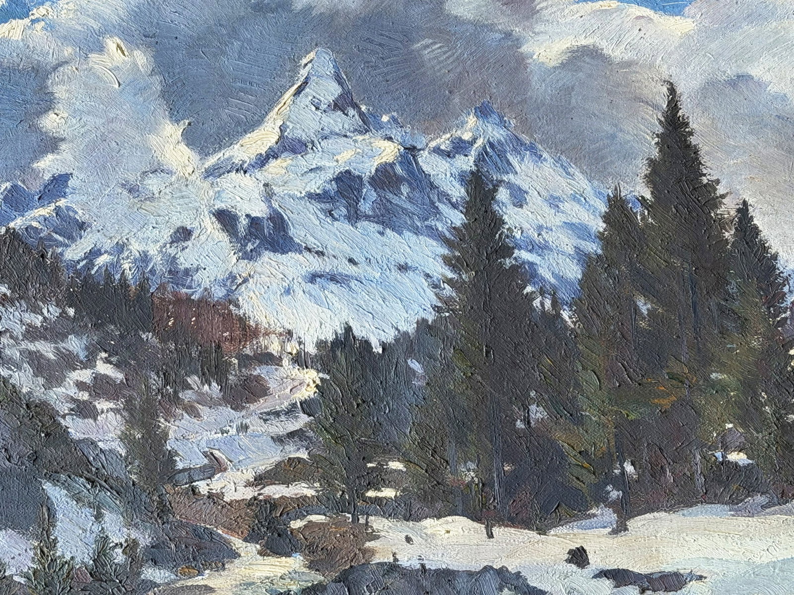 Jakob Hüttinger (1892–1965), Winter Landscape - 5