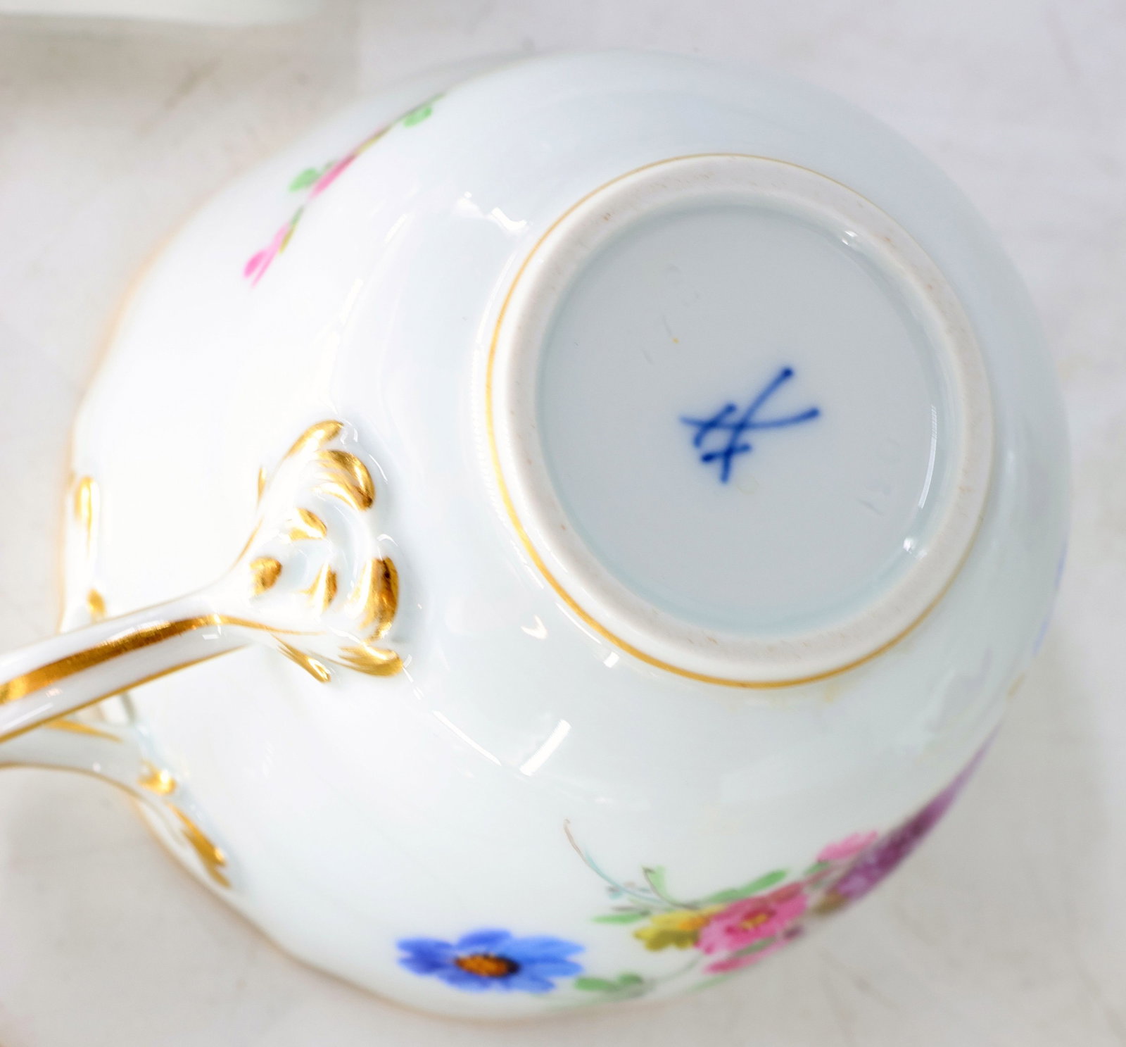 Meissen, Colorful Flower, coffee service, - 2