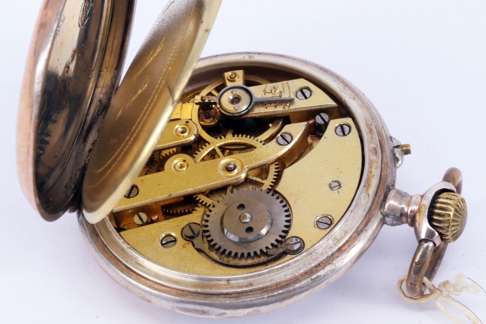 18 pocket watches, tailcoat watches, 2 in 14 ct gold - 10