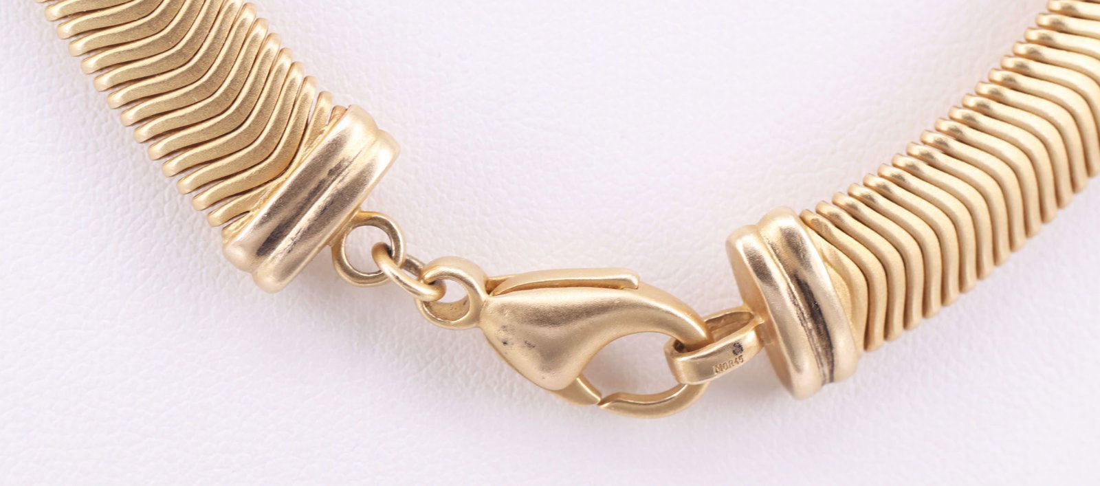 Gold necklace, 14k gold, 72.3 g. Finely textured - 2