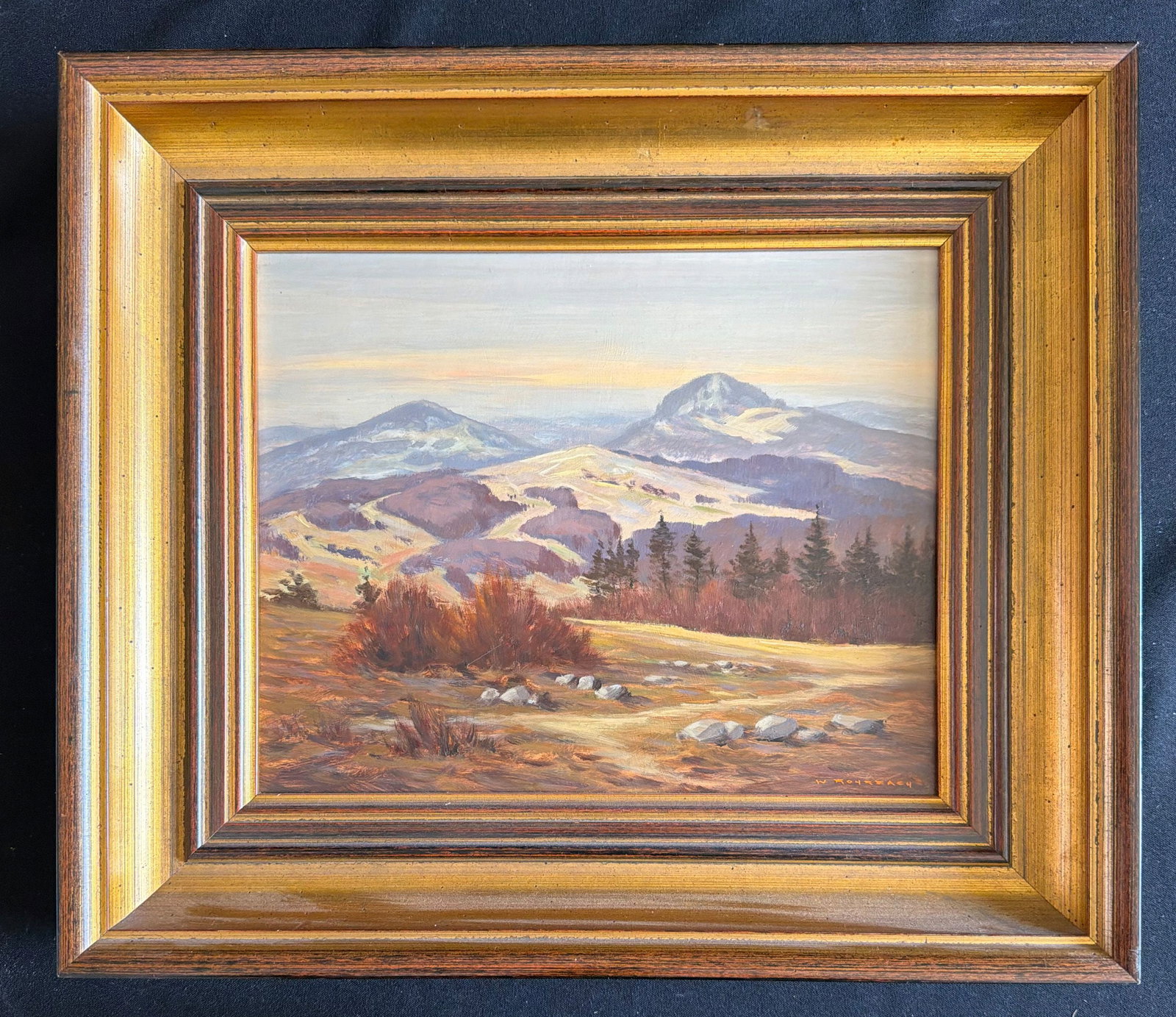 Walter ROHRBACH. View of the Rhön - 2