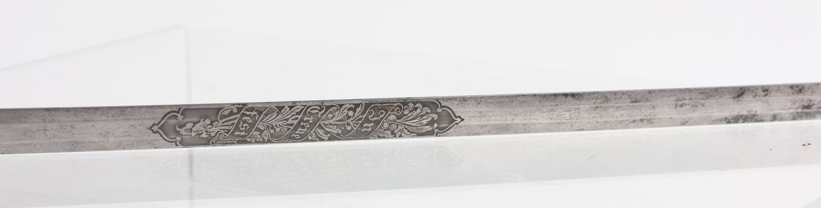 Sword, scabbard, sword knot with leather straps - 6