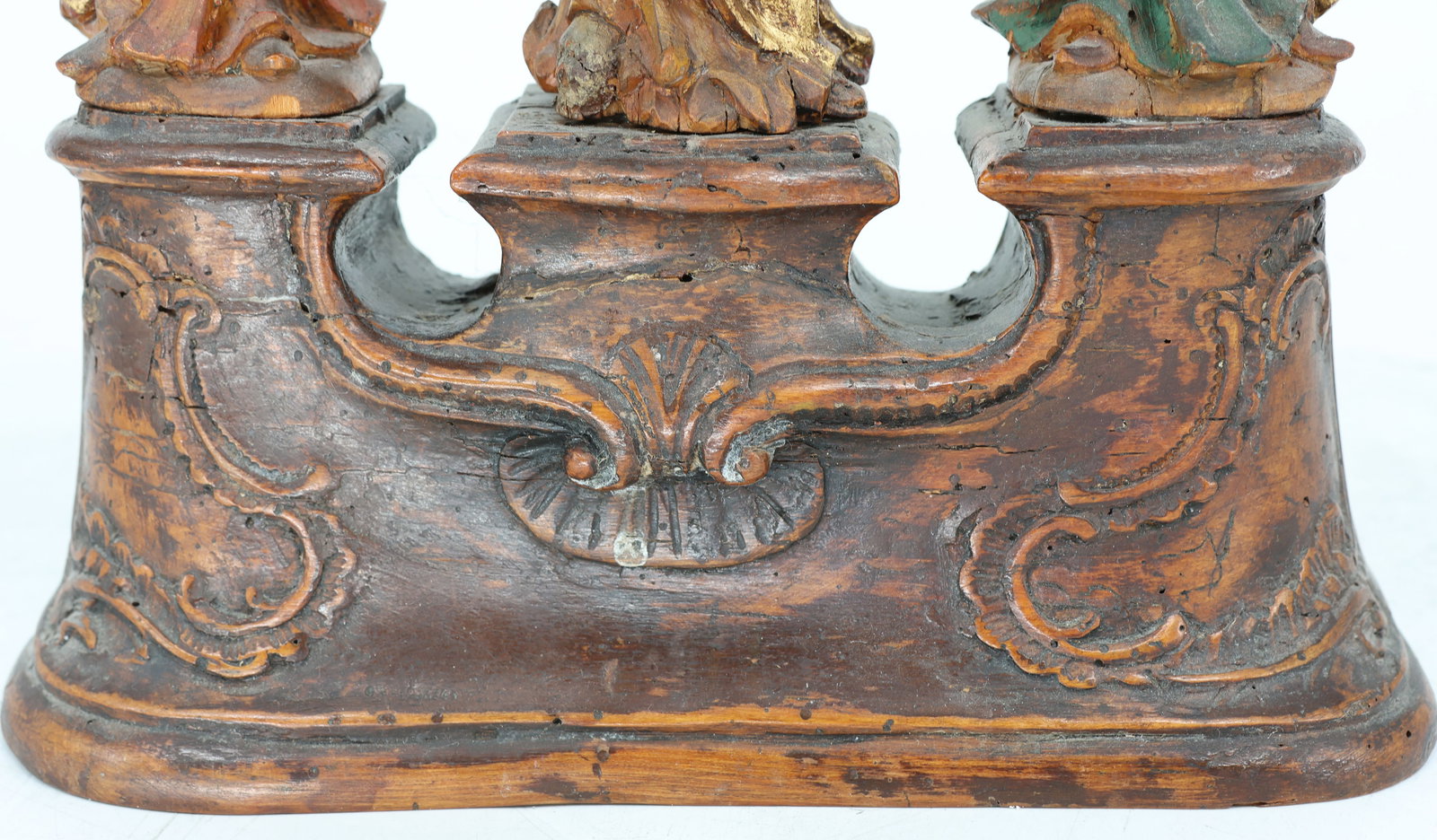 Southern Germany, crucifixion group, wood, - 2