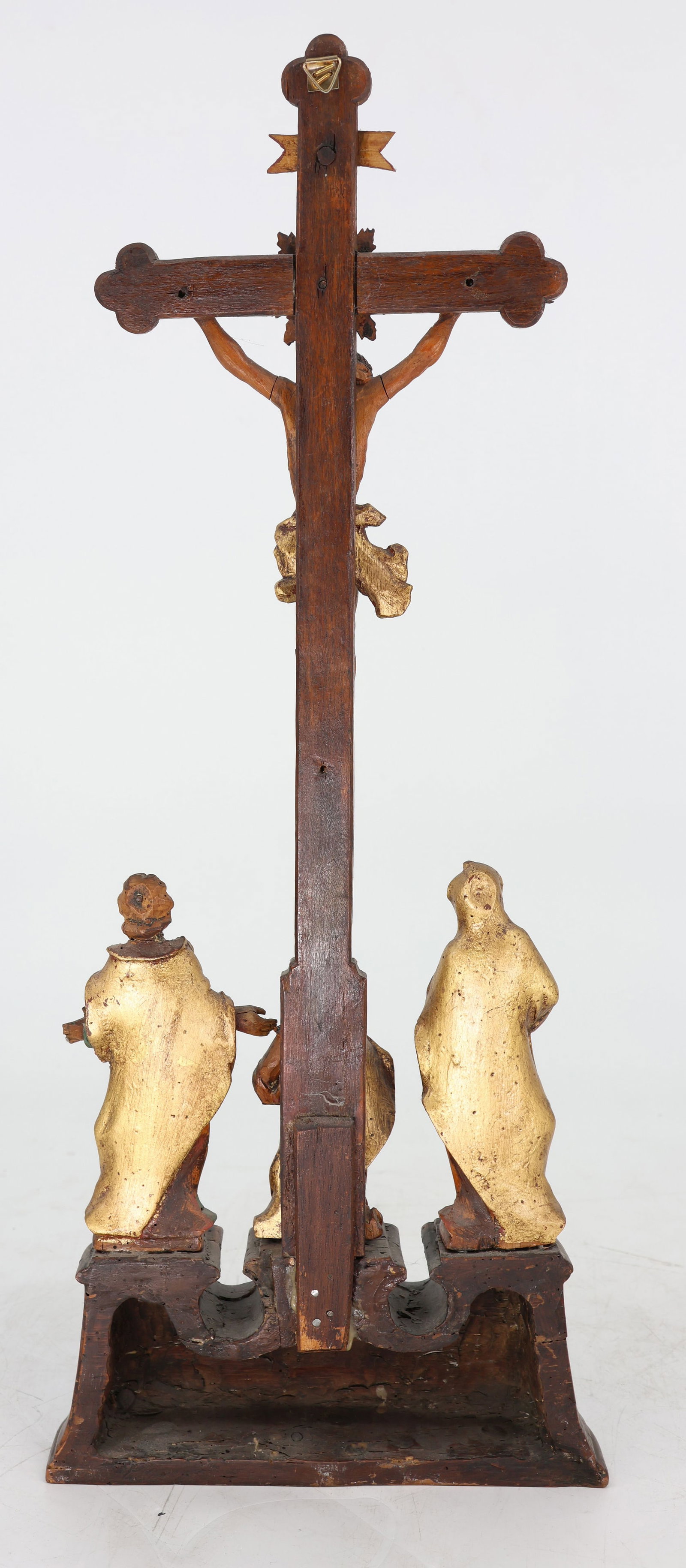 Southern Germany, crucifixion group, wood, - 3