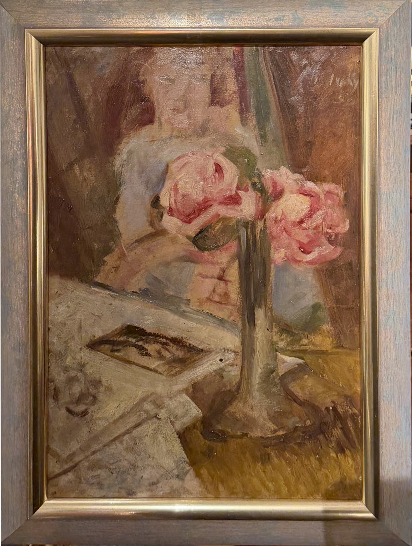 Rostosky. Girl behind flower - 3