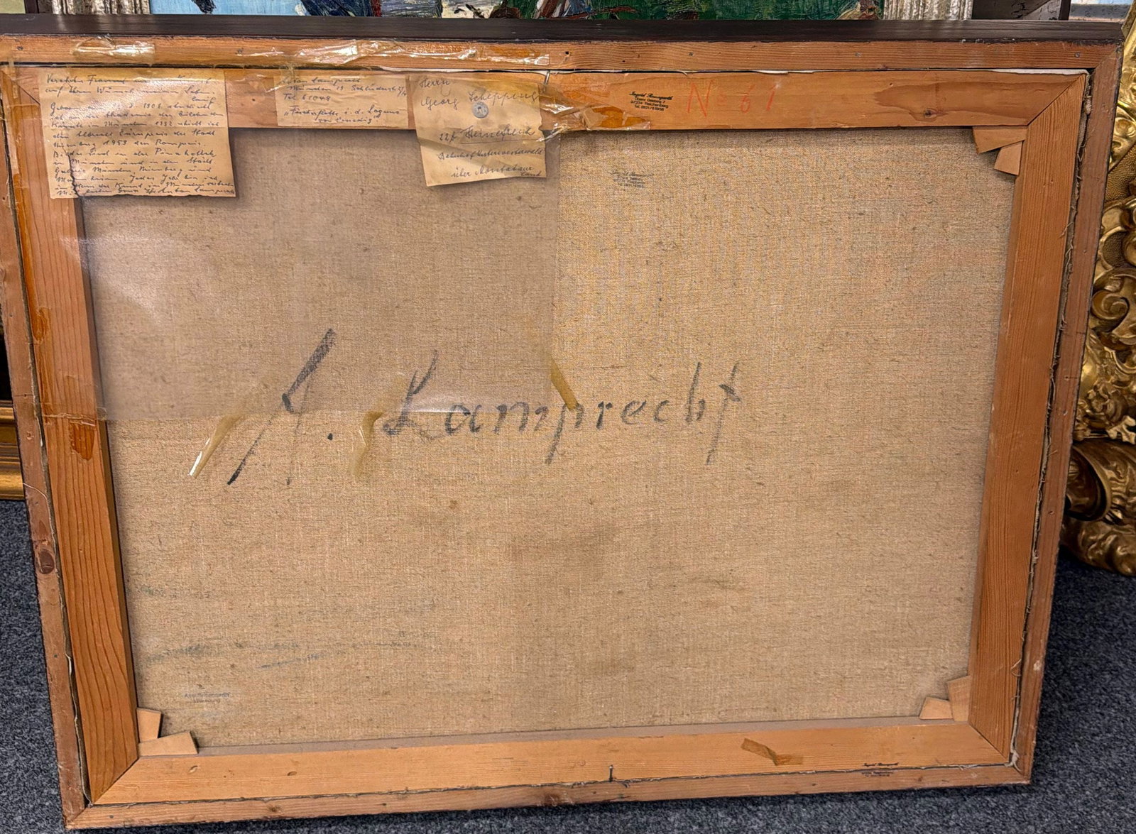 3 x Anton LAMPRECHT, 5 paintings, various periods - 13