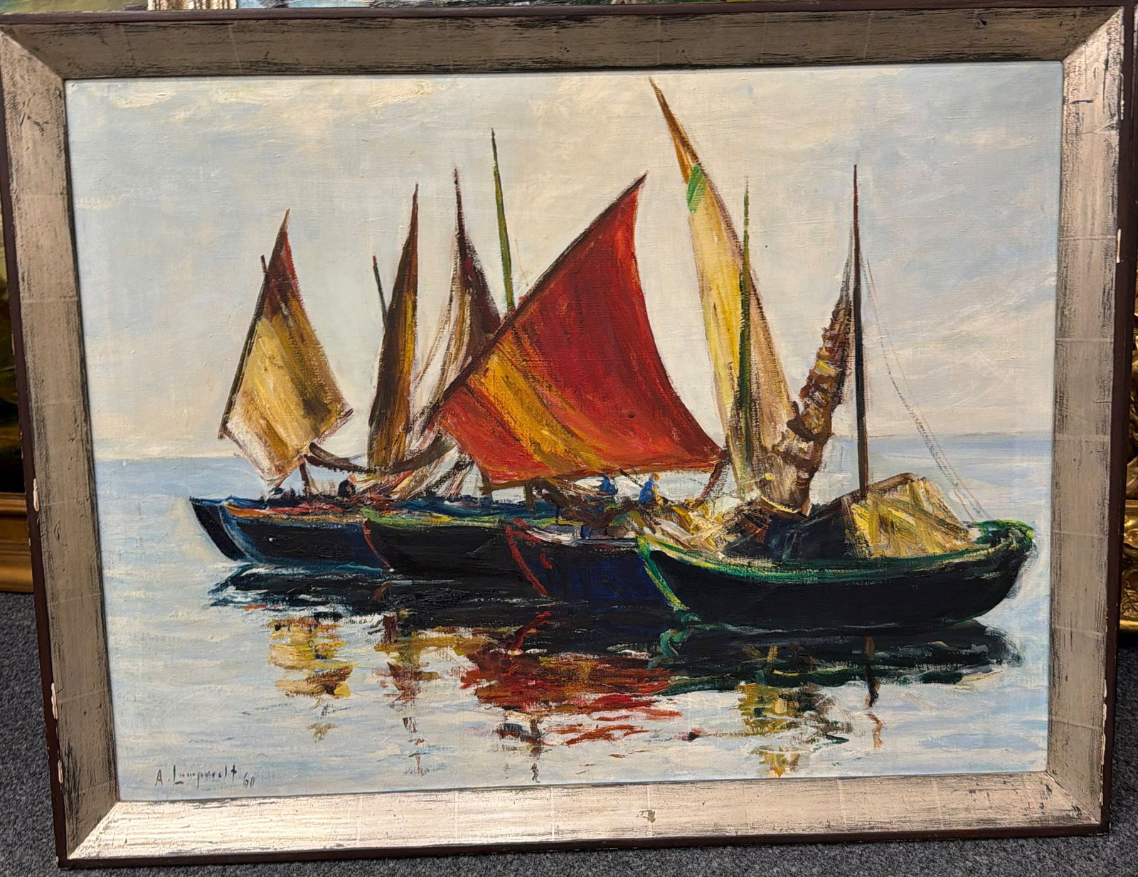 3 x Anton LAMPRECHT, 5 paintings, various periods - 7