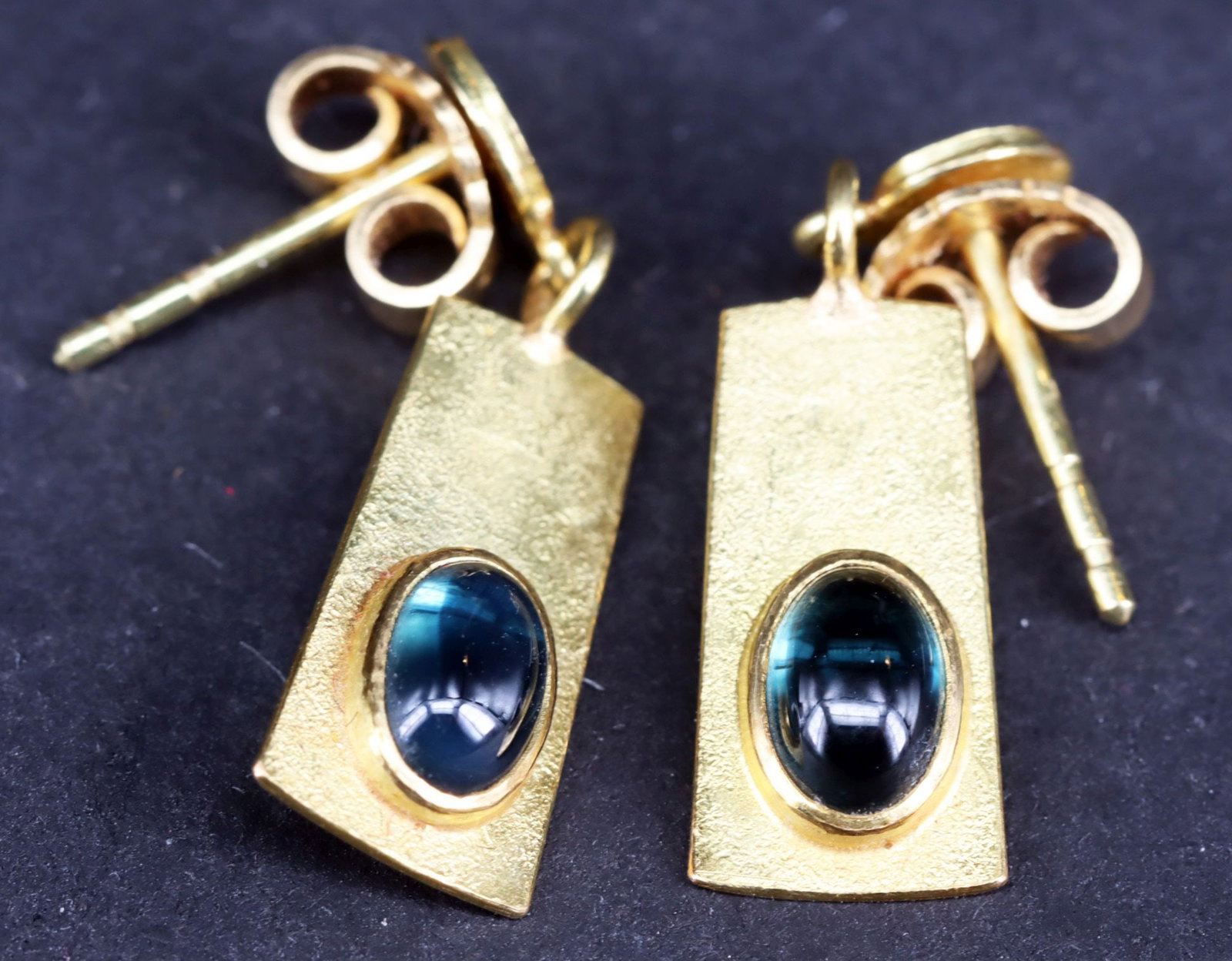 Necklace, ring, and earrings, 14k gold, 31.1 g. - 4