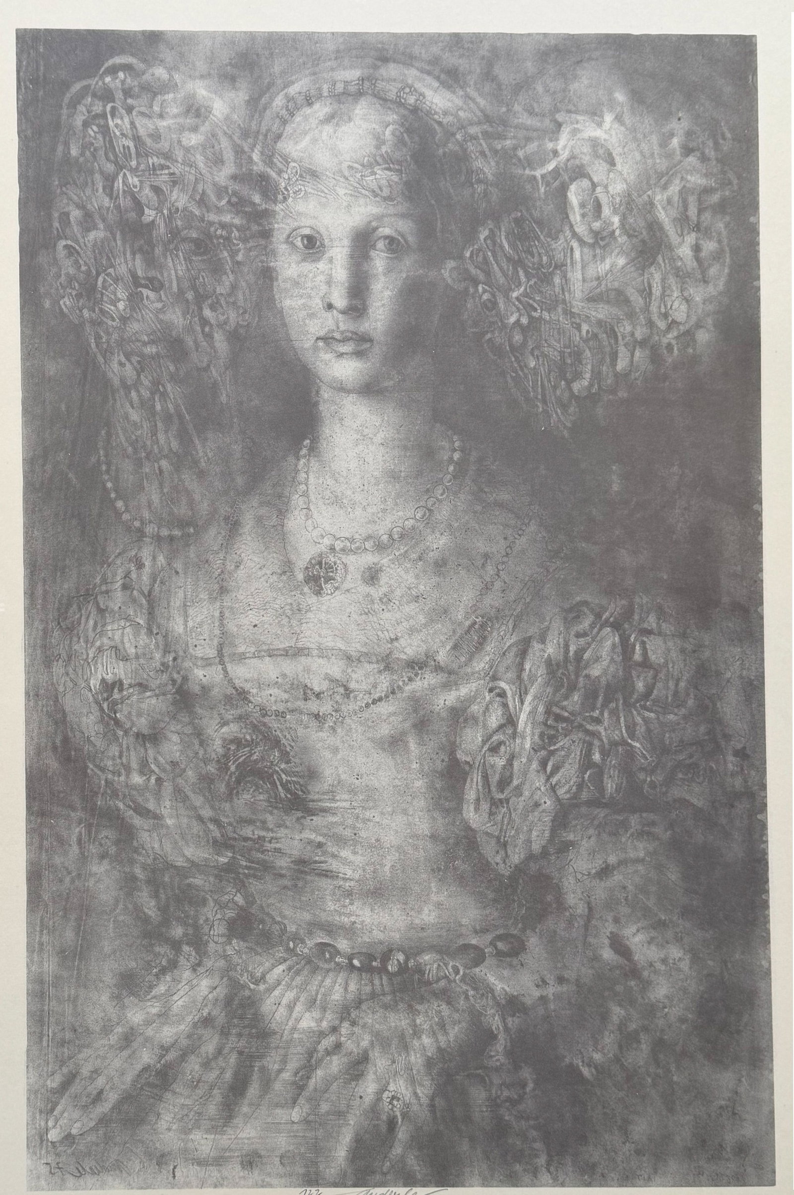 Jiri ANDERLE (1936), Portrait of a Renaissance Lady - 3