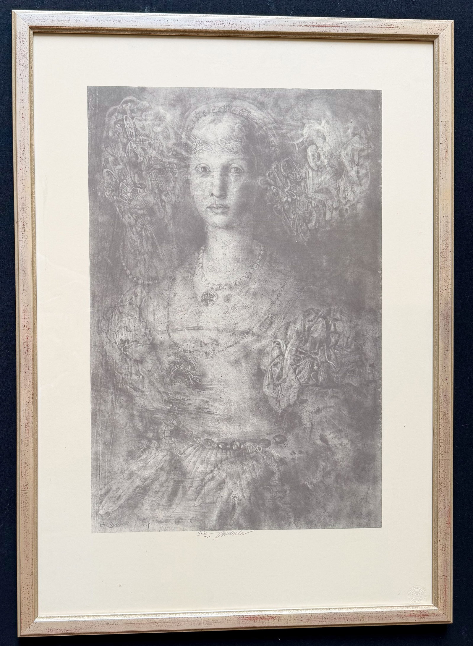 Jiri ANDERLE (1936), Portrait of a Renaissance Lady - 4