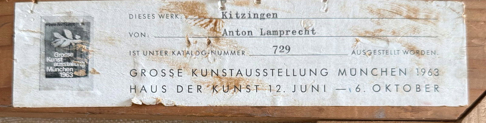 Anton LAMPRECHT, 5 paintings - 9