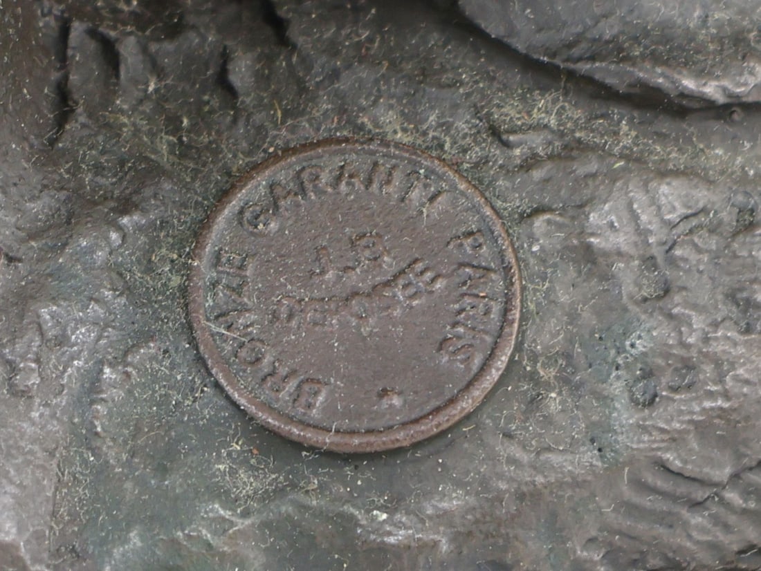Young Woman with Two Angels, Bronze - 4