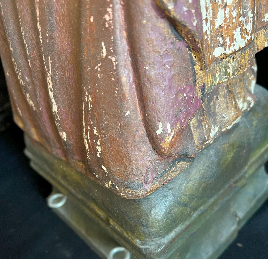 Holy bishop, 18th century, with crozier - 2