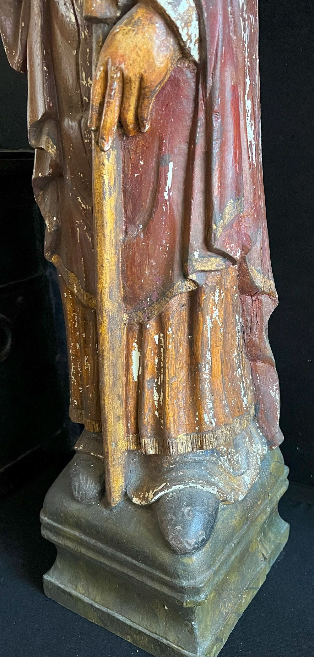 Holy bishop, 18th century, with crozier - 6