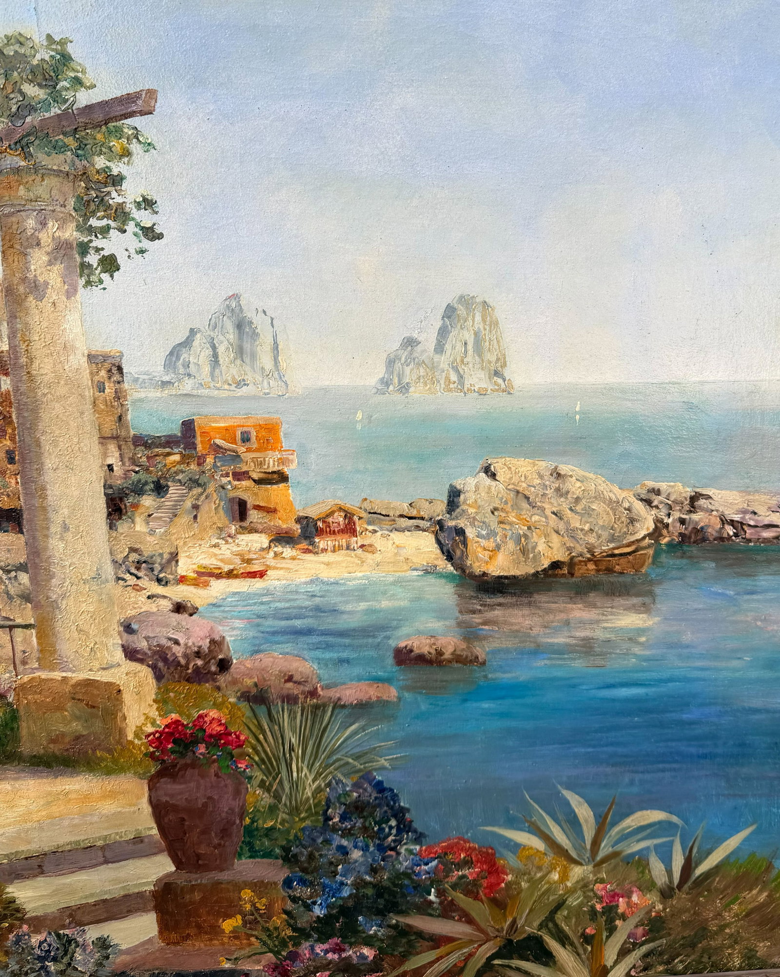 ARNEGGER. Flowering Veranda off the Italian Coast - 2