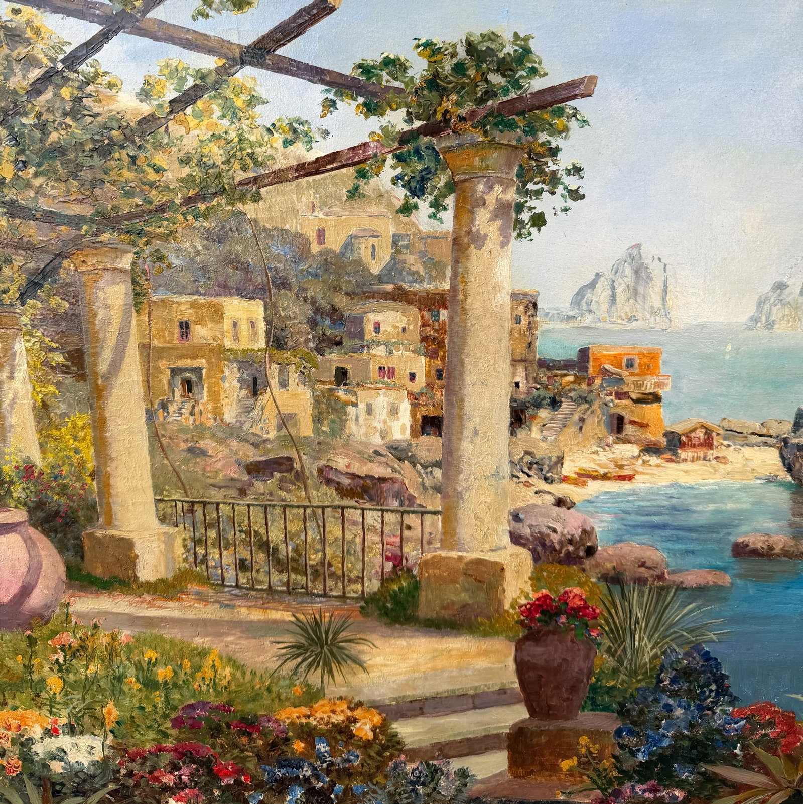ARNEGGER. Flowering Veranda off the Italian Coast - 3