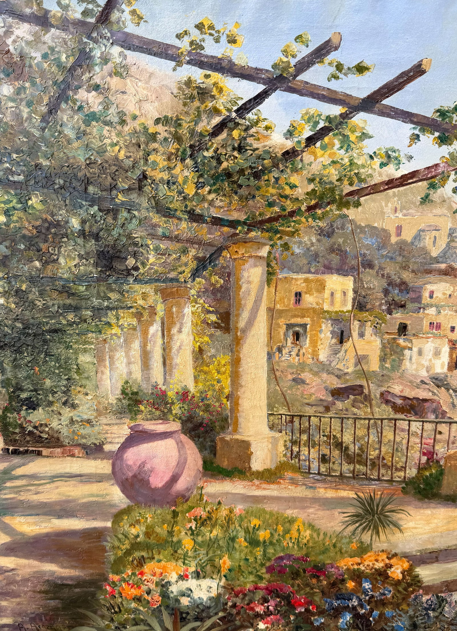 ARNEGGER. Flowering Veranda off the Italian Coast - 6