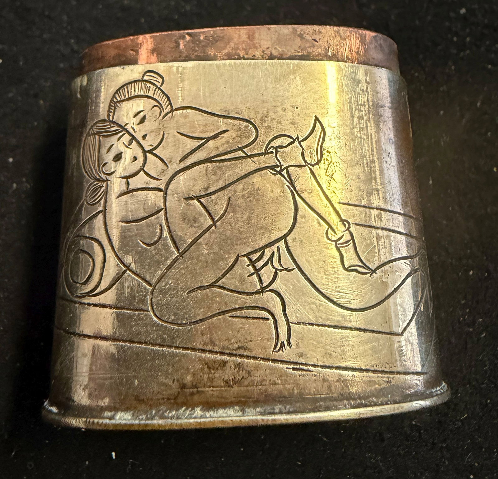 Opium box from China - 7