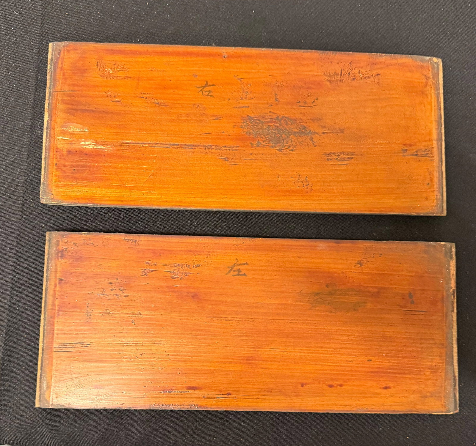 2 wooden panels, China, carved - 3