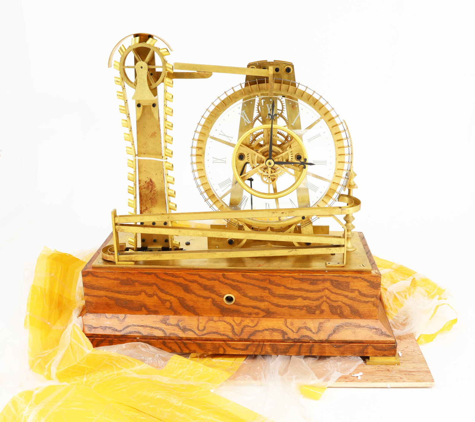Water Wheel Ball Bearing Industrial Clock, - 14