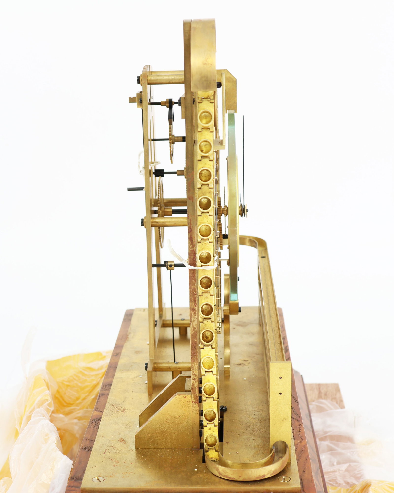 Water Wheel Ball Bearing Industrial Clock, - 3