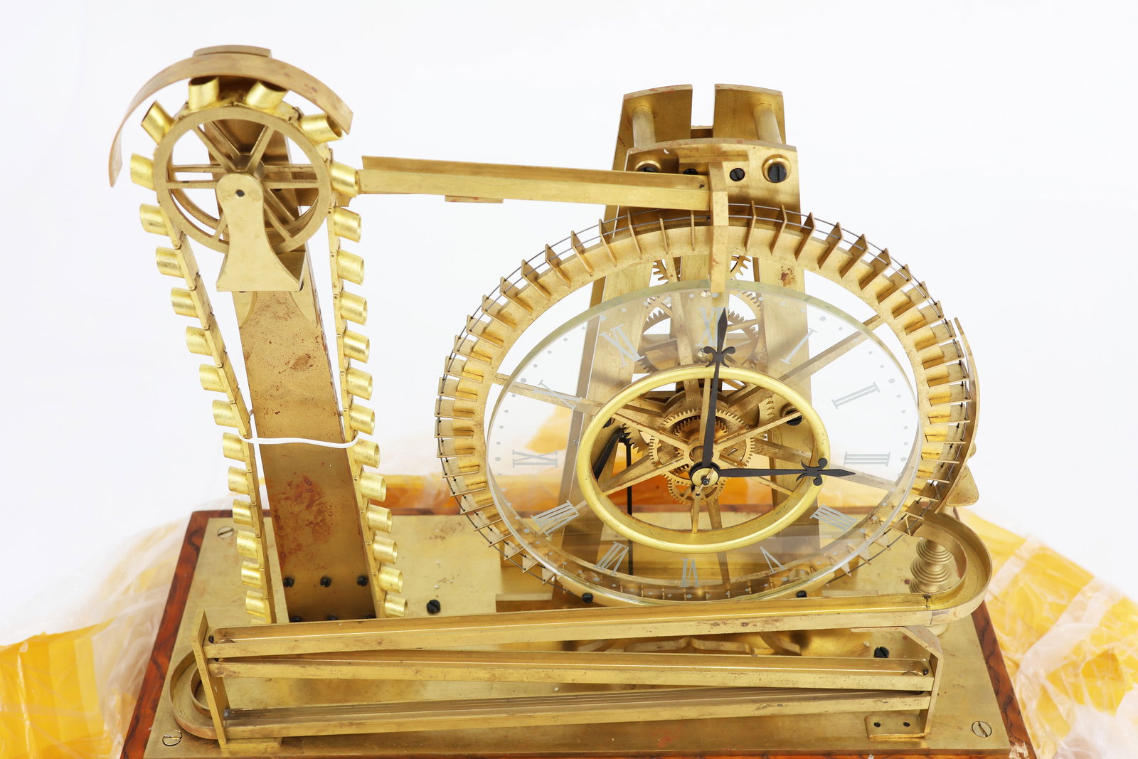 Water Wheel Ball Bearing Industrial Clock, - 5