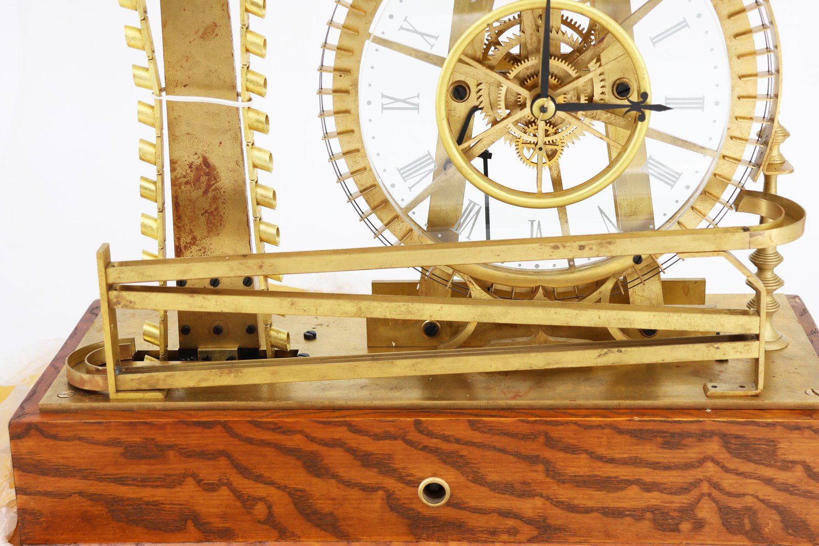 Water Wheel Ball Bearing Industrial Clock, - 6