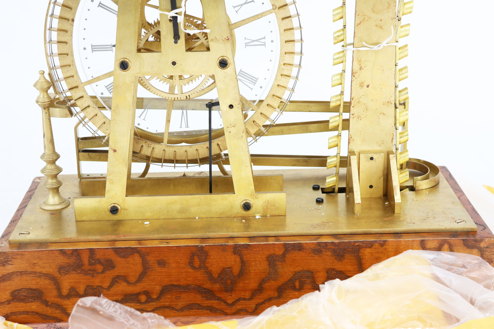 Water Wheel Ball Bearing Industrial Clock, - 8