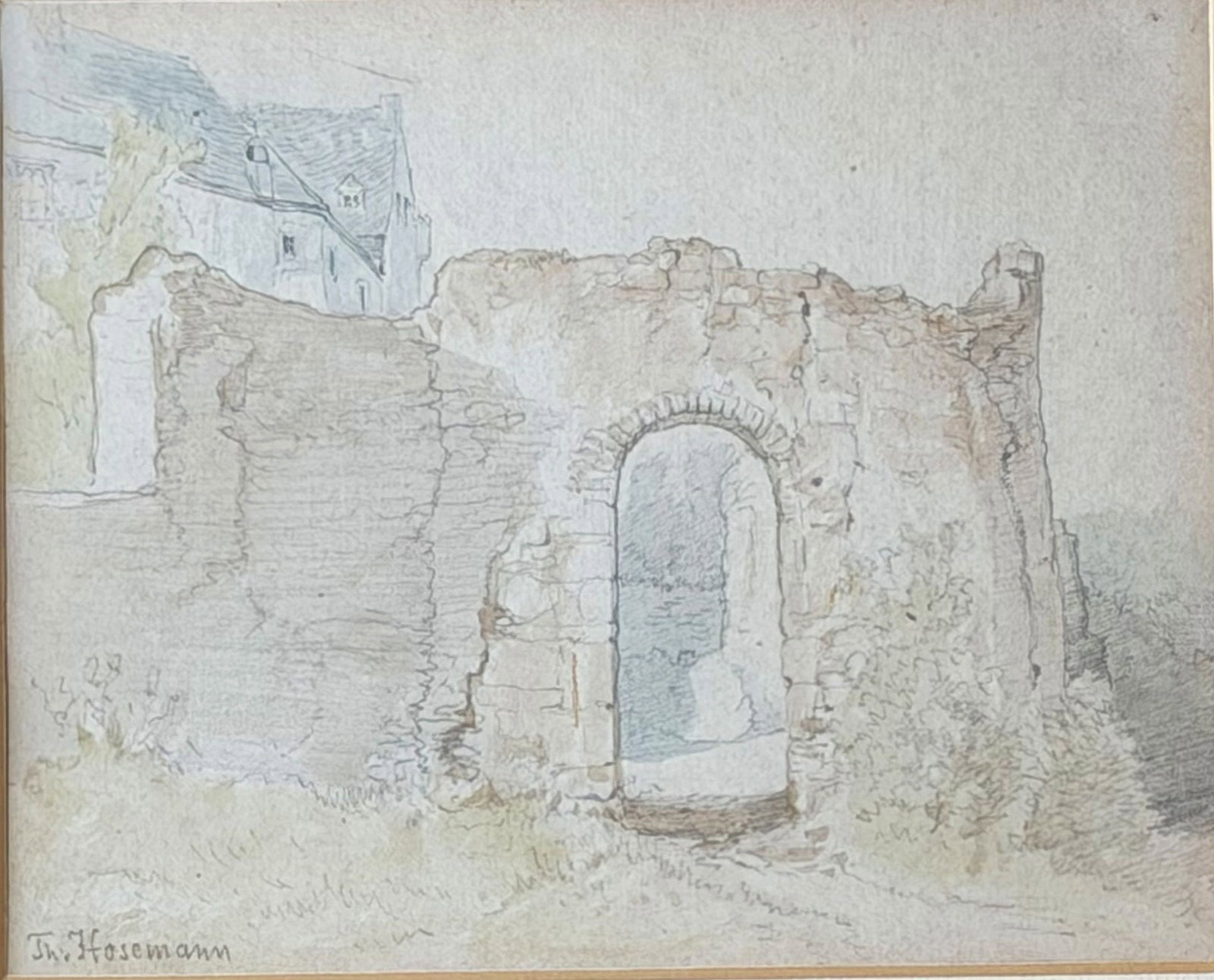 Theodor HOSEMANN (1807–1875), four watercolors: - 7