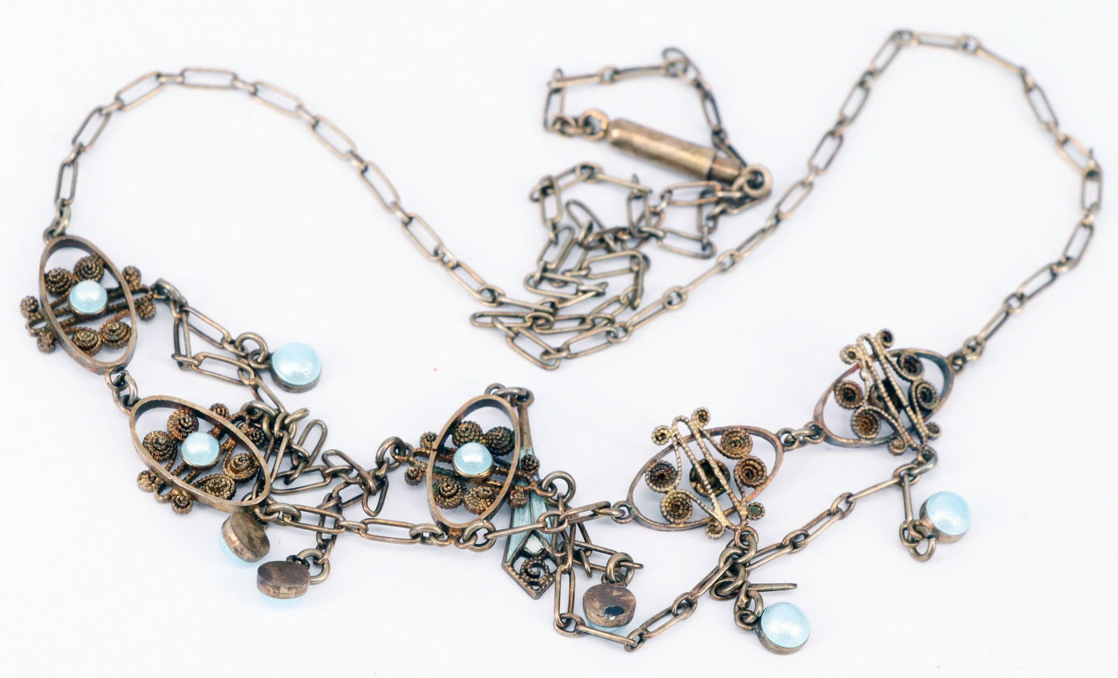 Delicate necklace, see receipt: by Marius Hammer - 2