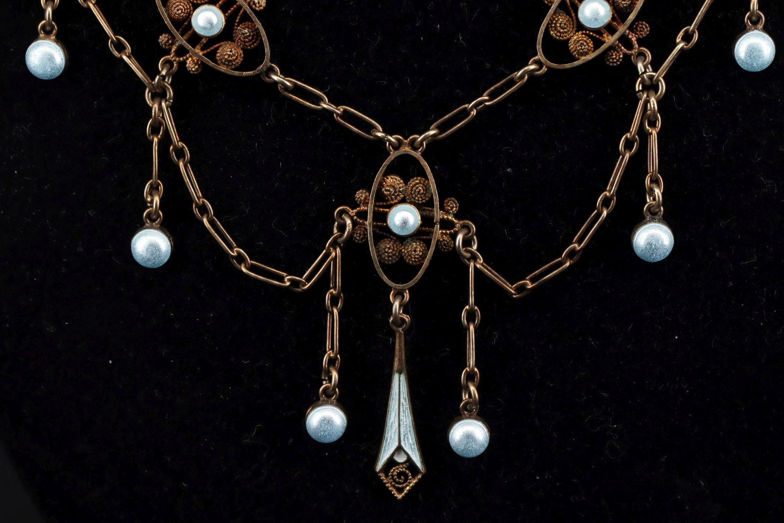 Delicate necklace, see receipt: by Marius Hammer - 3