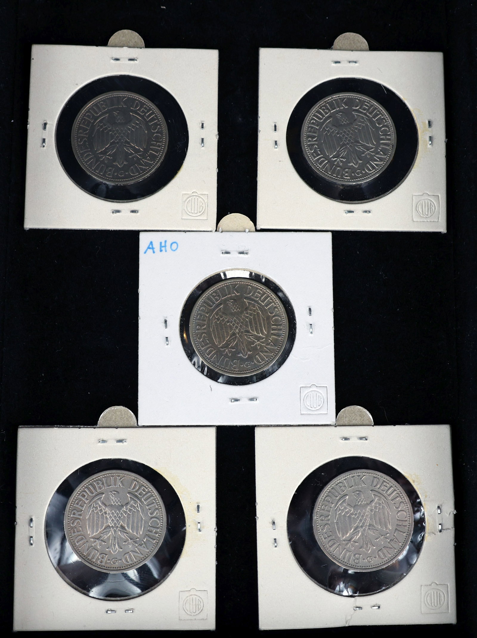 2 German marks 1951, mint mark G - 6