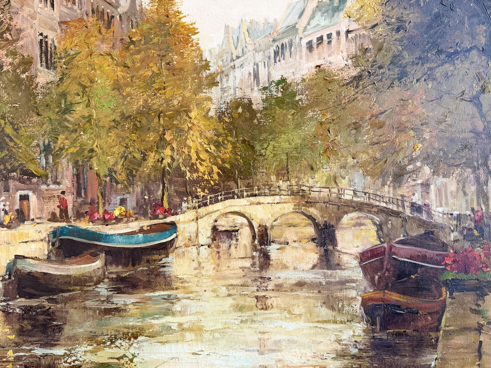 View of a city with a bridge and ships. - 4