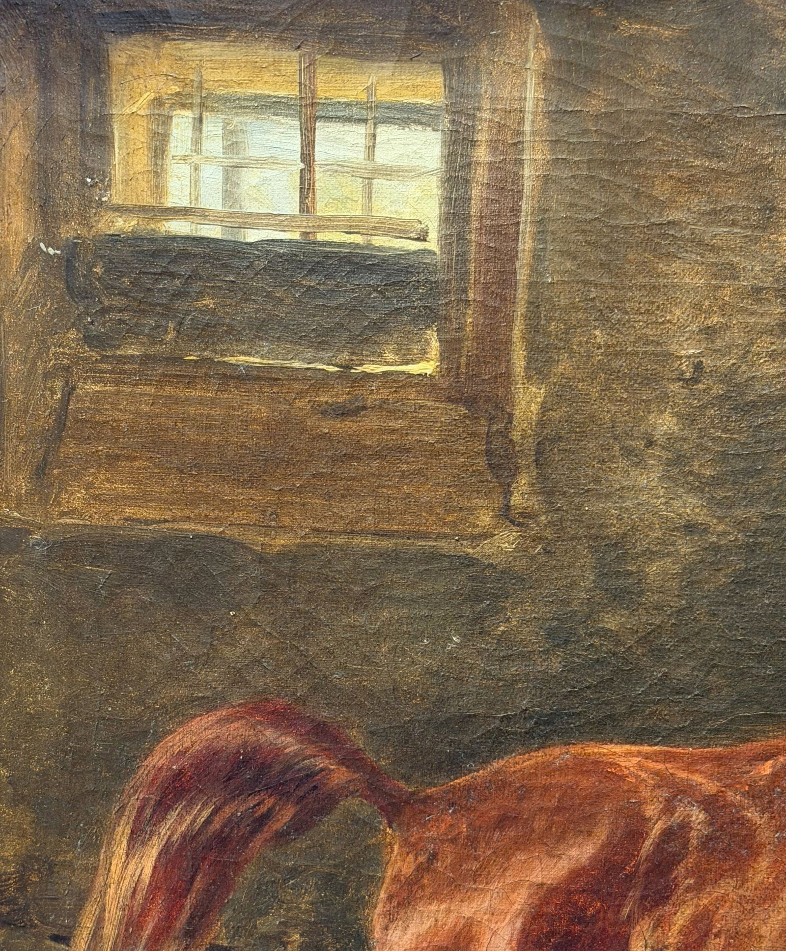 Adolf VAN DER VENNE. In the stable. - 4