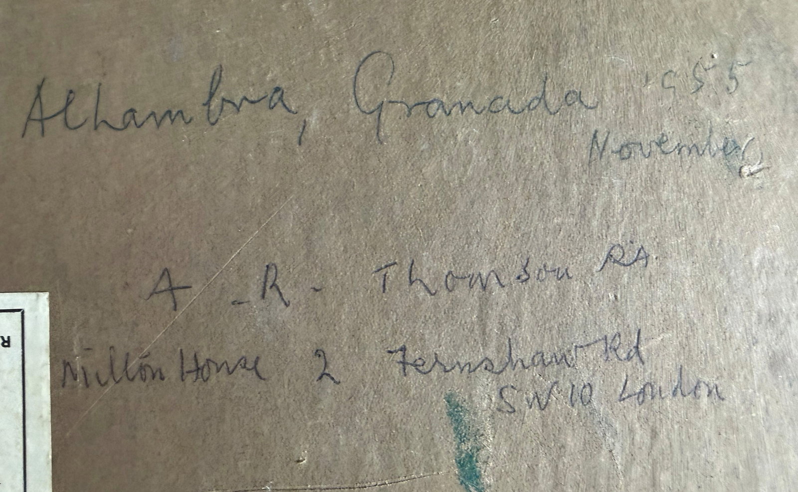 3 Landscapes, signs of Age: Alfred Reginald THOMSON - 4
