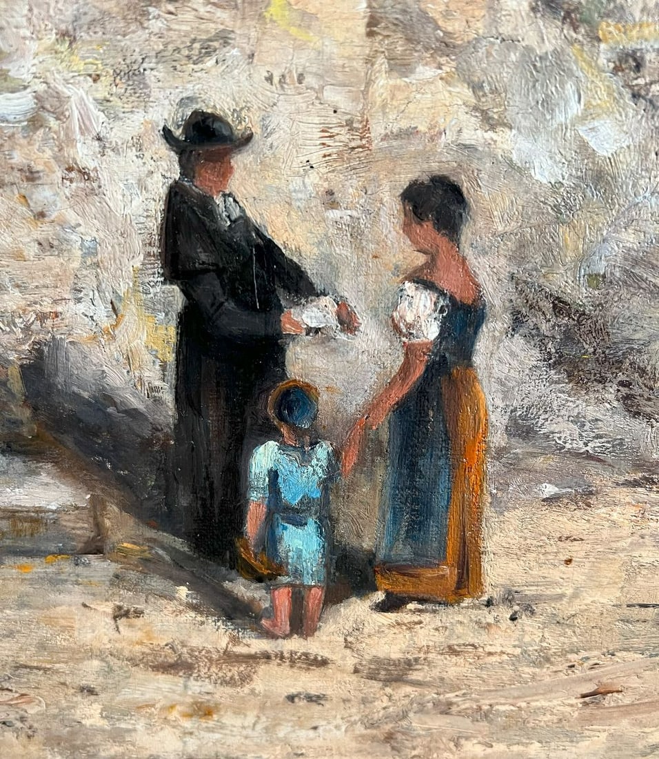 Unknown Italian artist, Circa 1900, Scenery with vill - 2