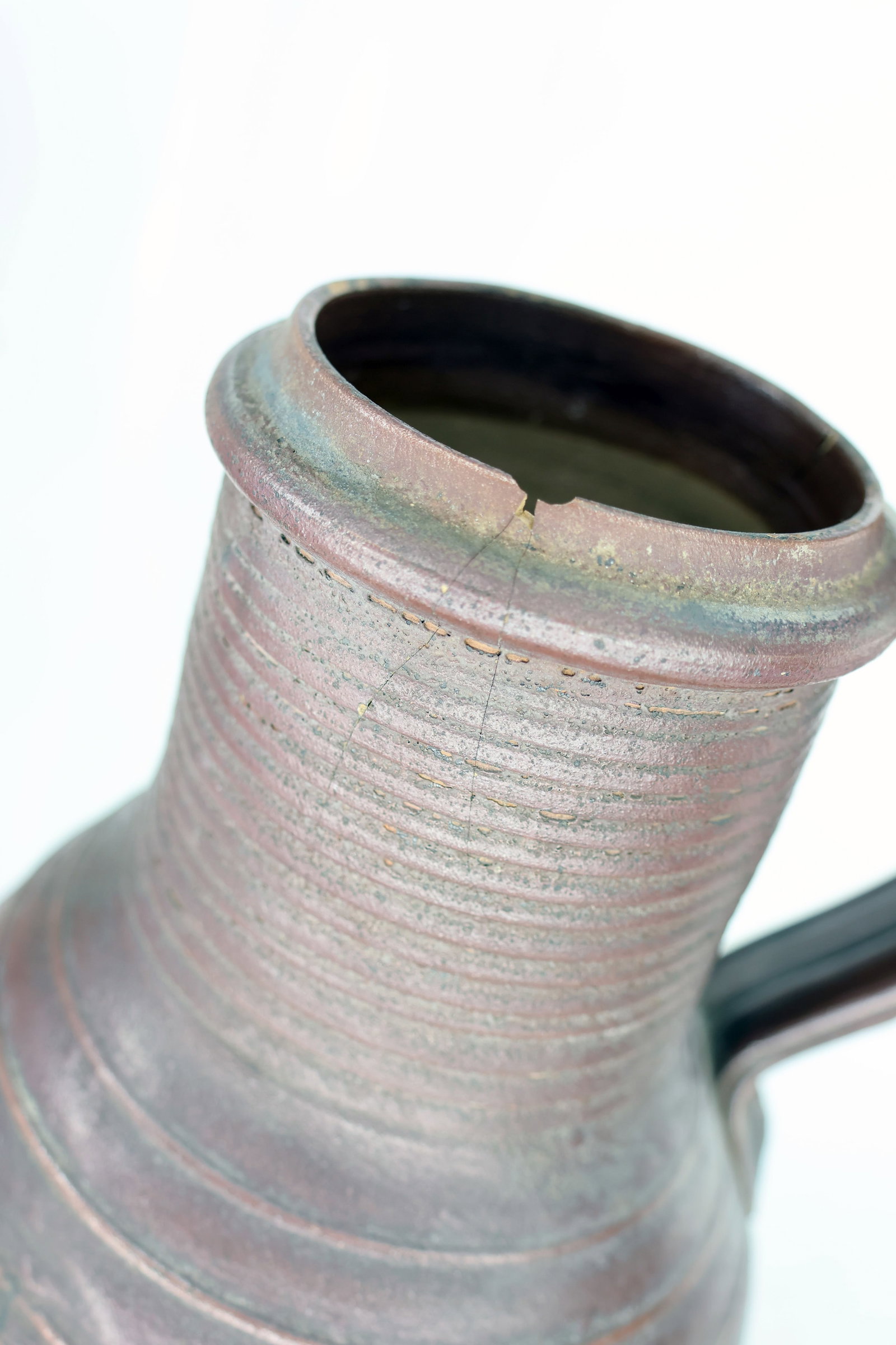 3 items, dark clay, signs of age: Creussen, c. 1700, - 17