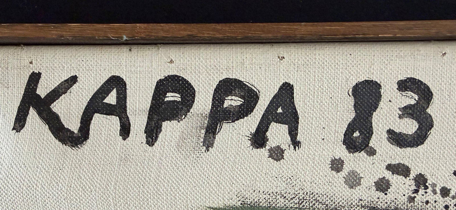 Kappa, Abstract Composition in Black - 5