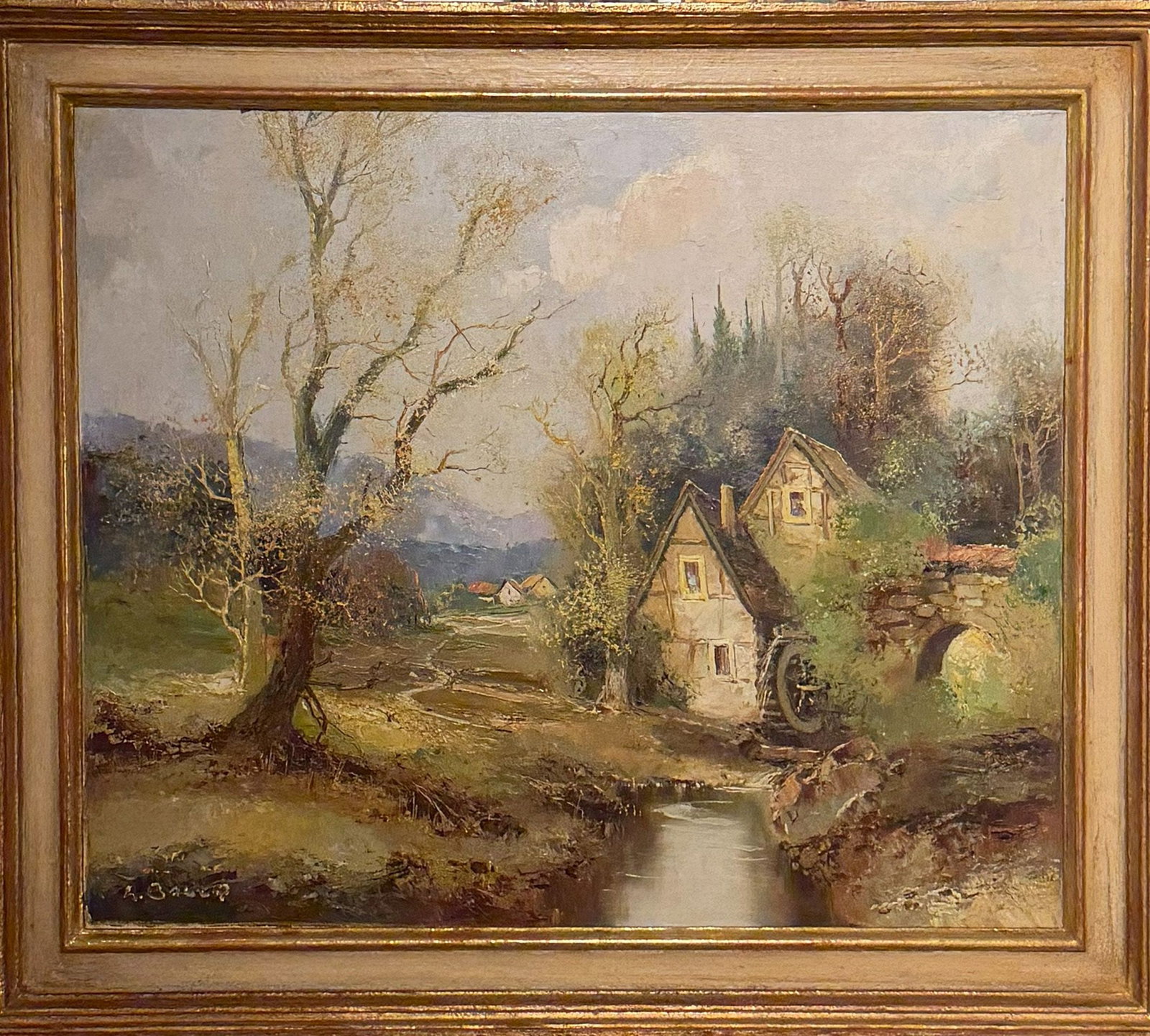 Willi Bauer. Mill scene - 2