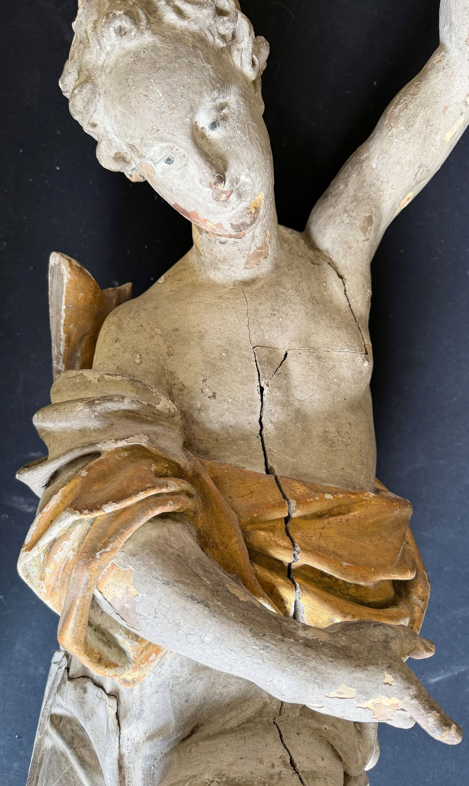 Southern Germany: Pair of altar angels, - 4