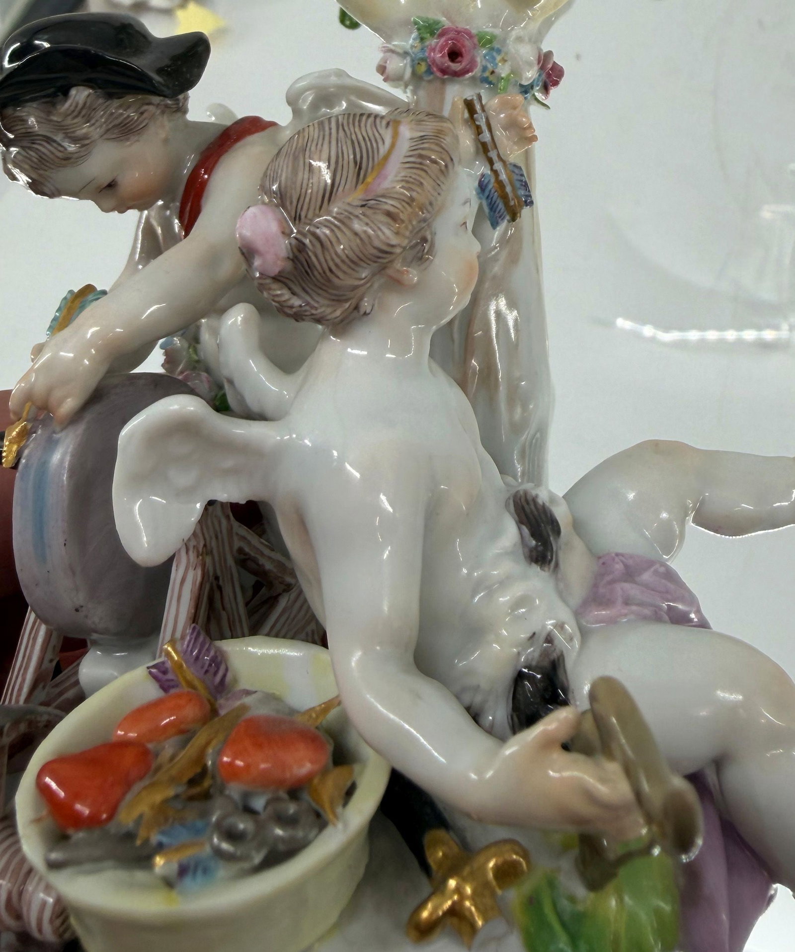 Meissen porcelain figurine group - 4