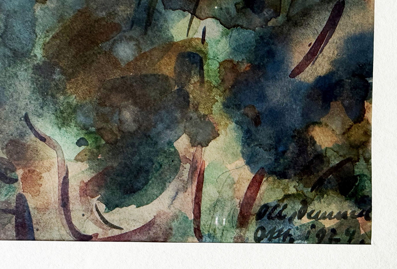 Watercolor, southern landscape - 3