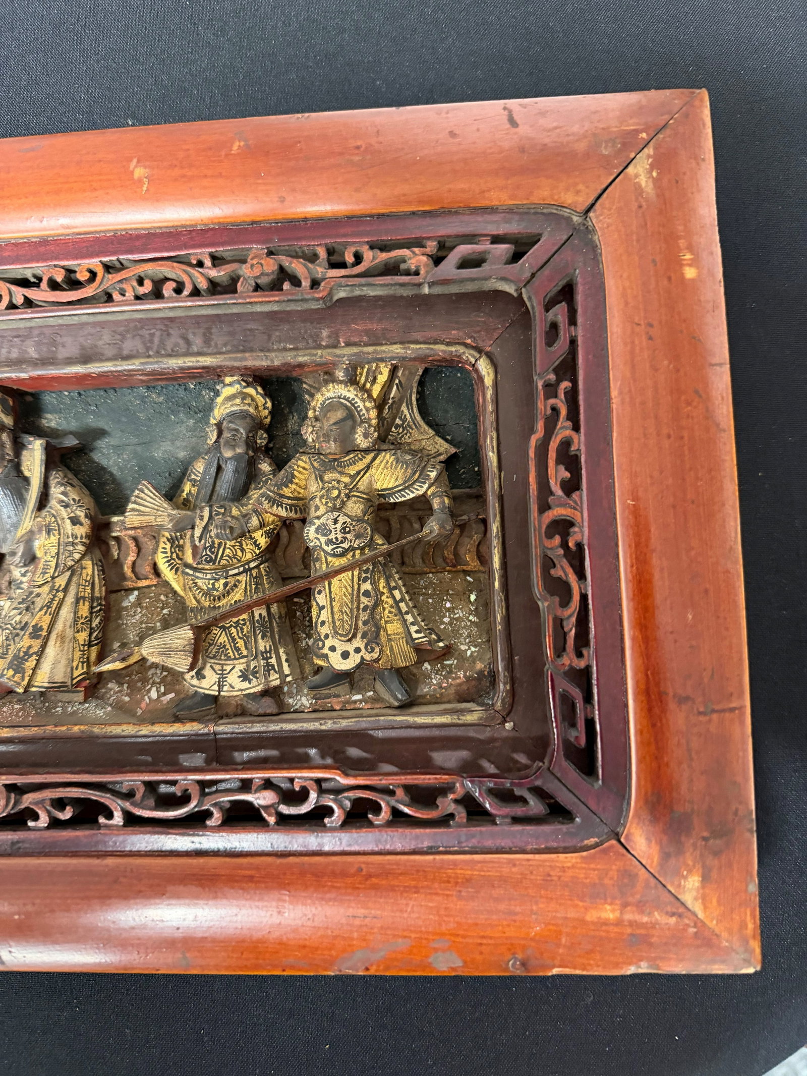 2 wooden panels, China - 11
