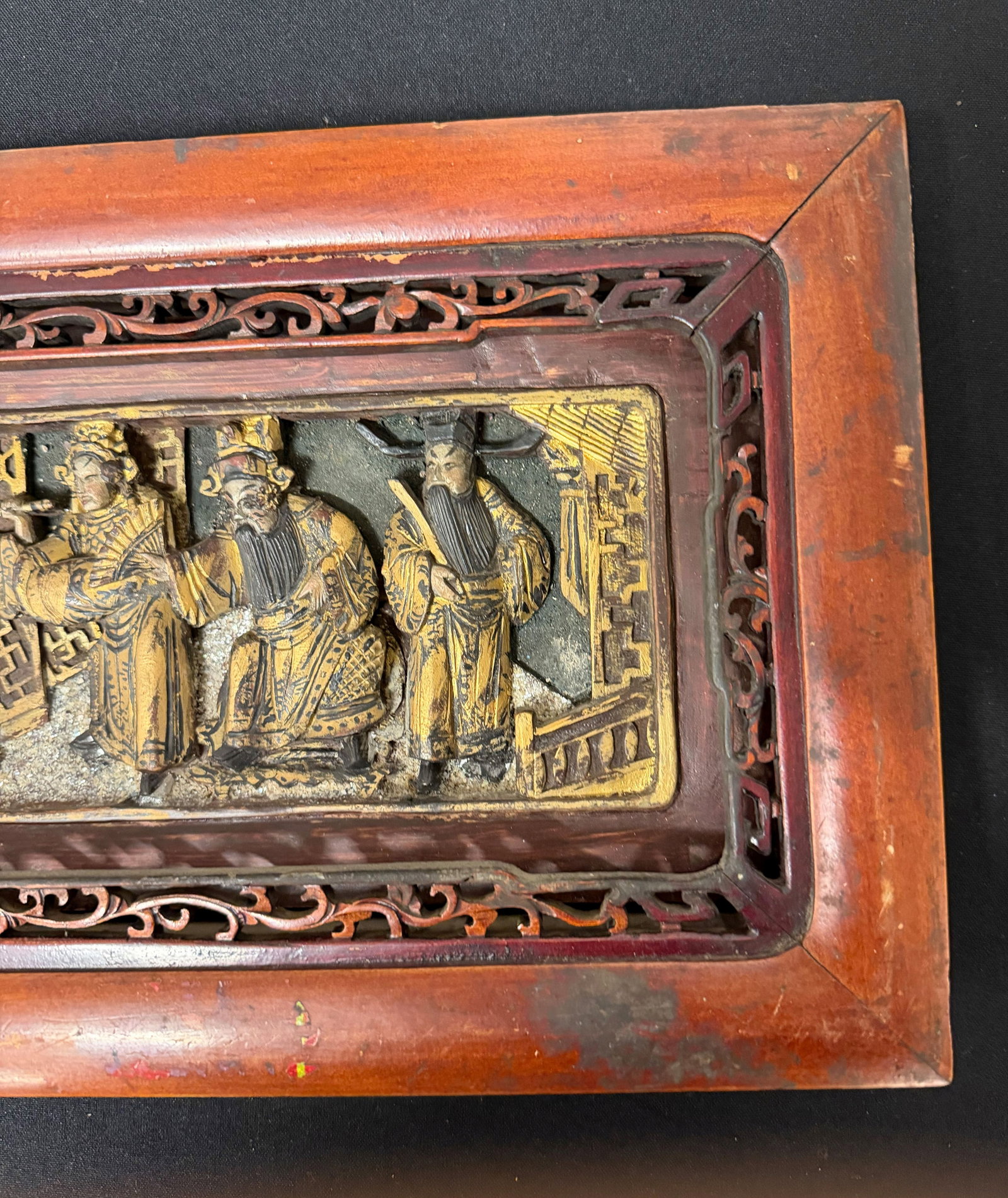 2 wooden panels, China - 4