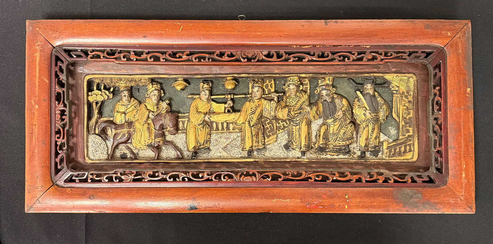 2 wooden panels, China - 5