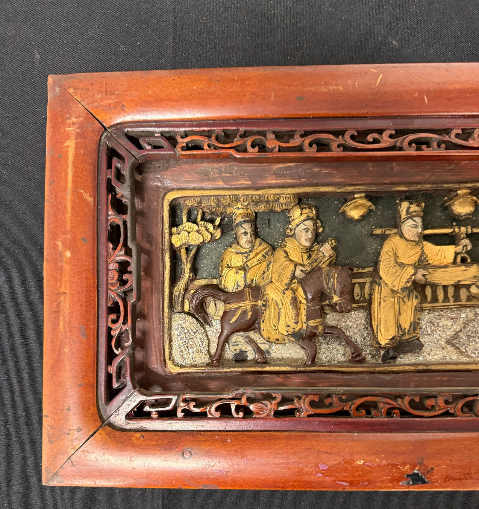 2 wooden panels, China - 7