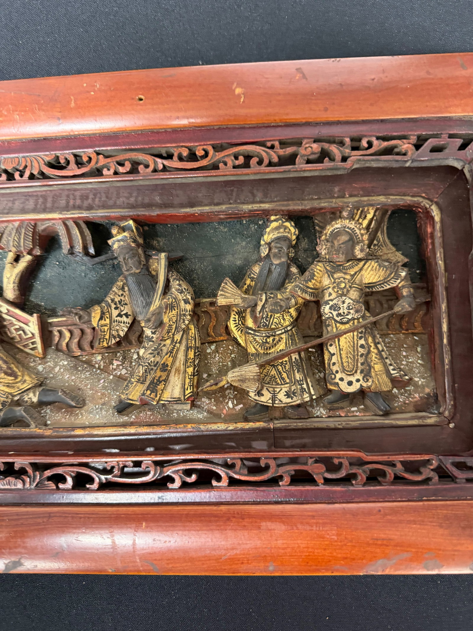 2 wooden panels, China - 8