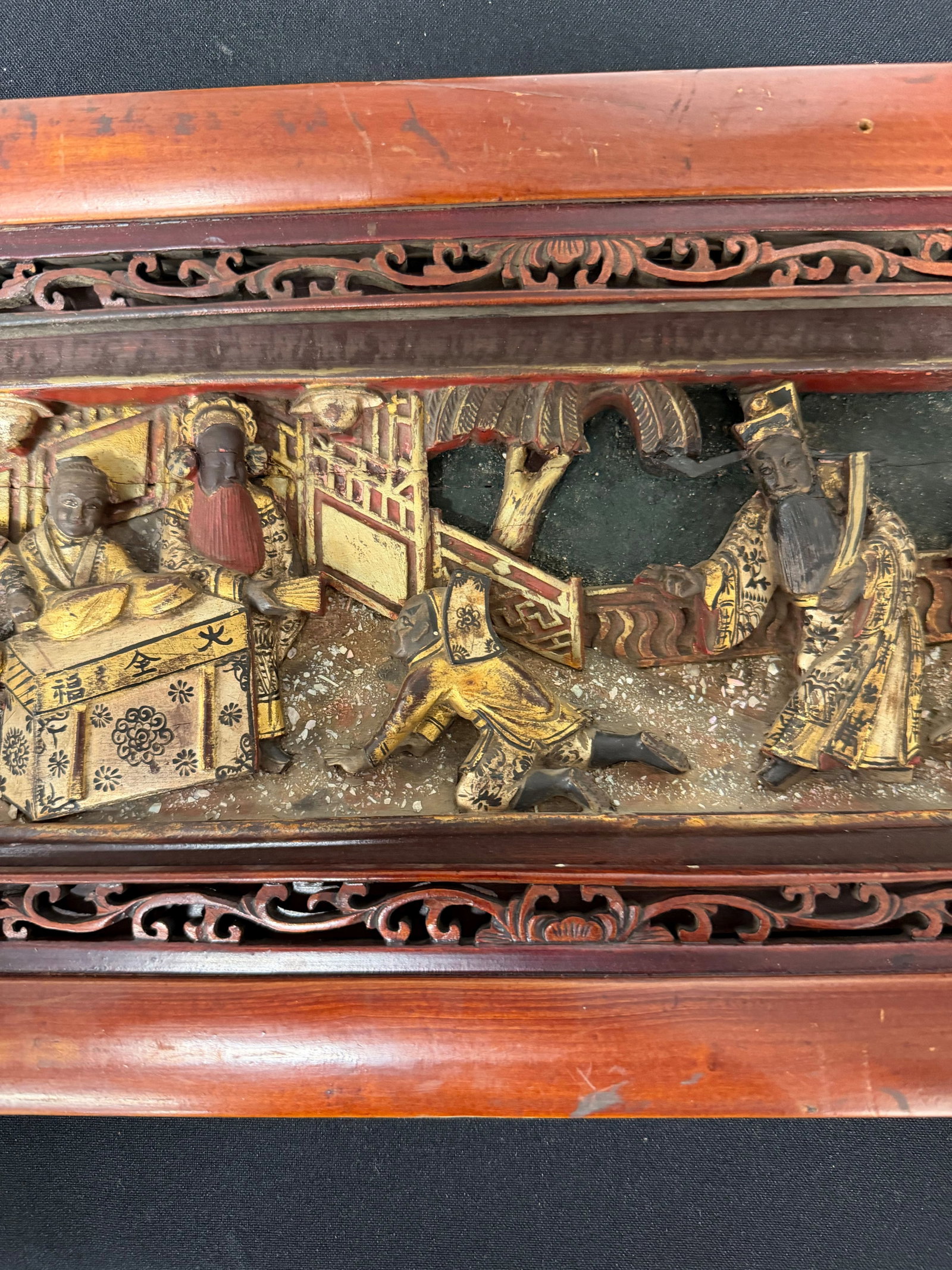 2 wooden panels, China - 9