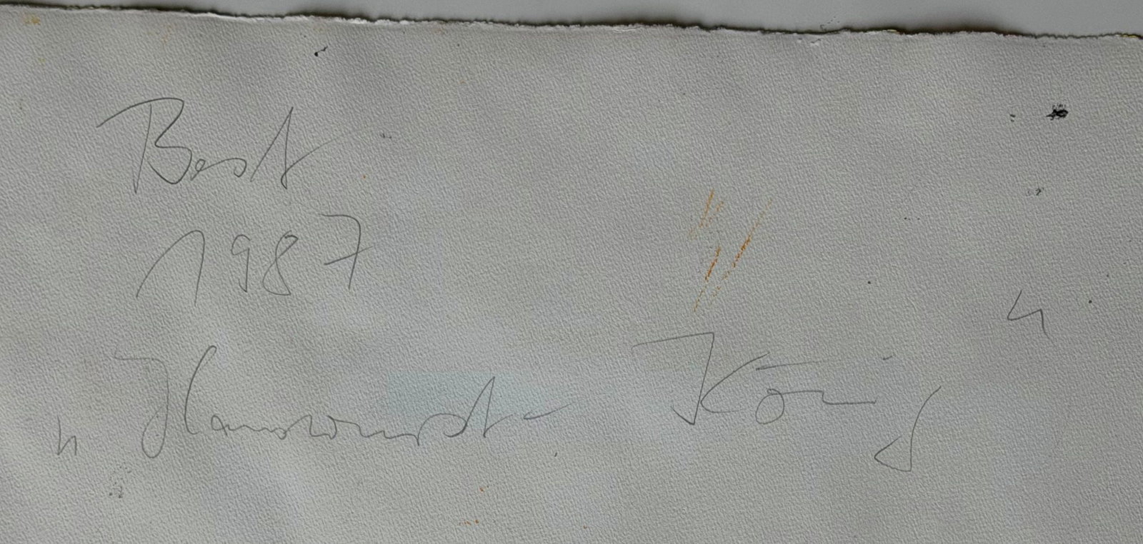 Artist H. Best, 2 informal compositions - 2